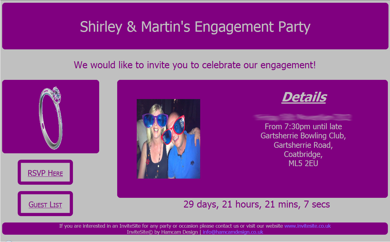 Shirley and Martin Engagement Party